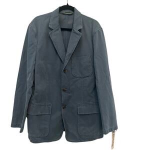 JCrew Men's Broken-In Blazer Blue Chambray Blue Large